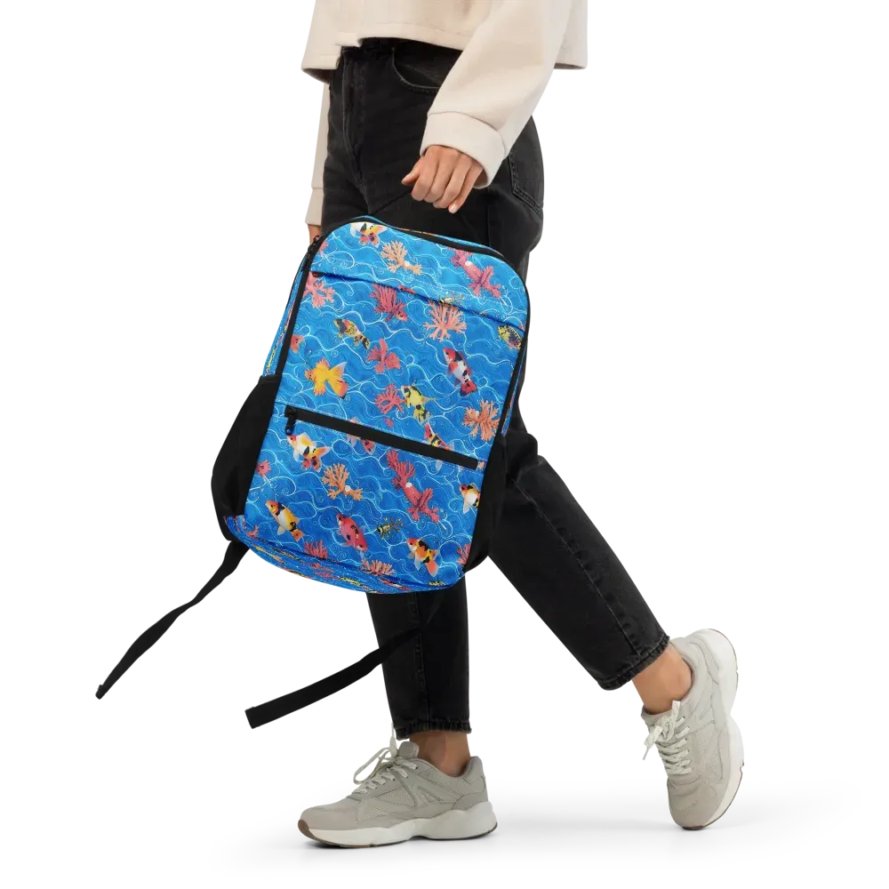 Azure Reef on Utility Backpack — Front