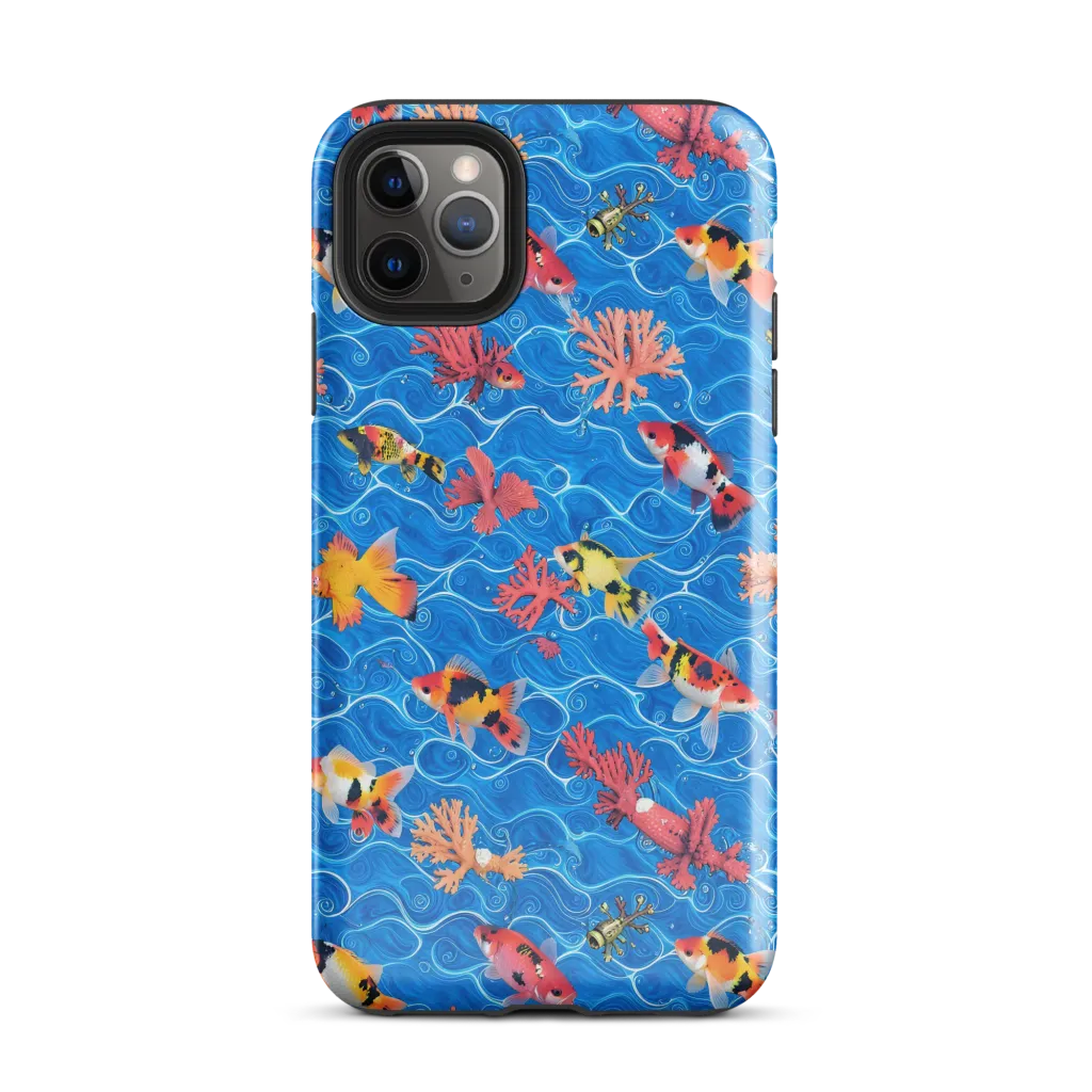 Azure Reef on Tough Case for iPhone® — Front
