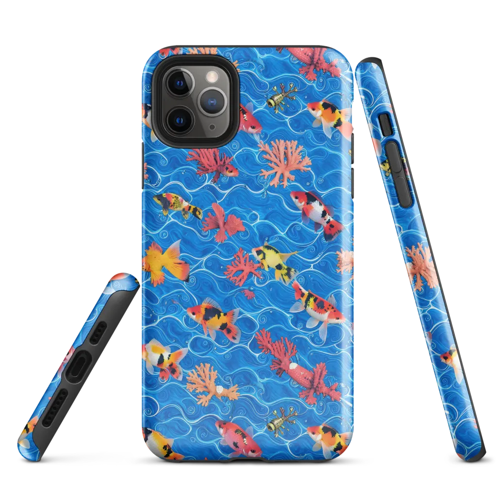 Azure Reef on Tough Case for iPhone® — Front