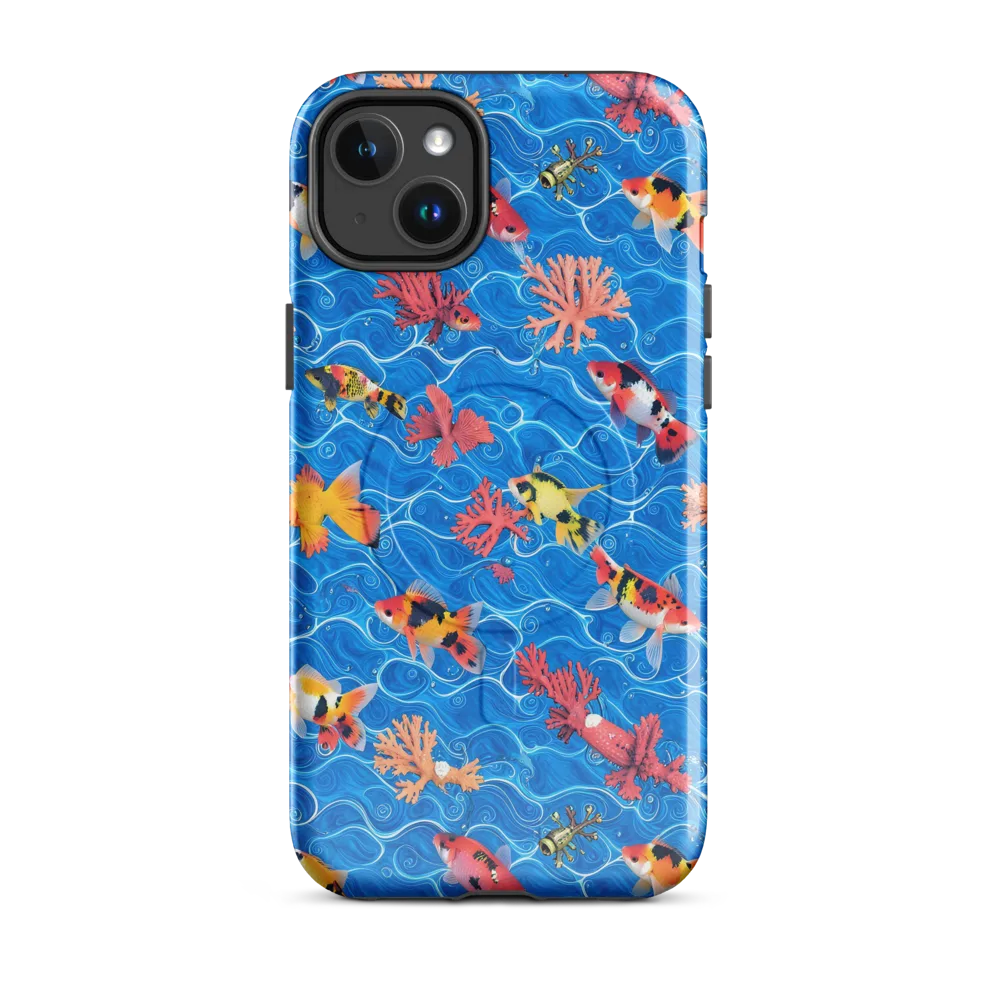 Azure Reef on MagSafe Tough Case for iPhone® — Front