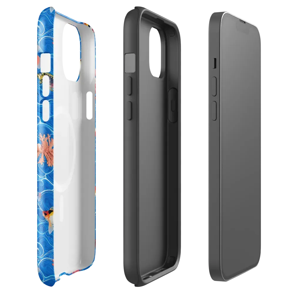 Azure Reef on MagSafe Tough Case for iPhone® — Front