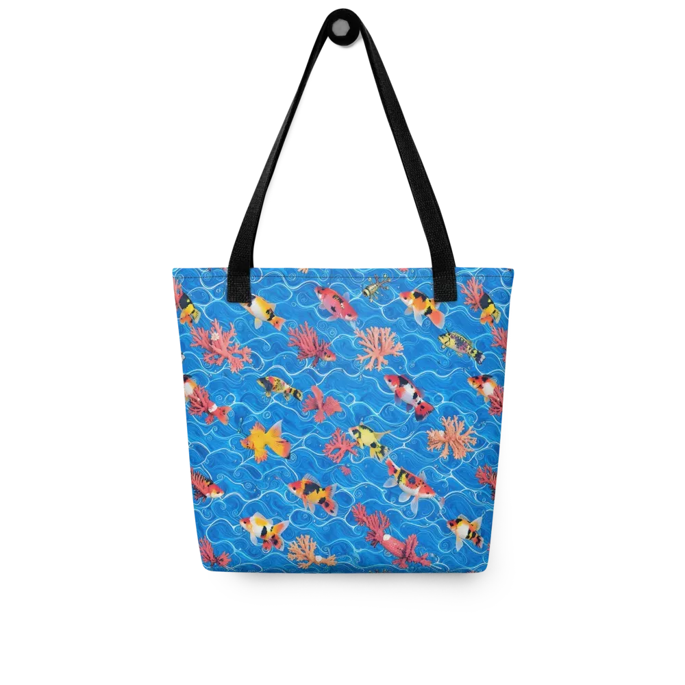Azure Reef on Tote Bag — Front