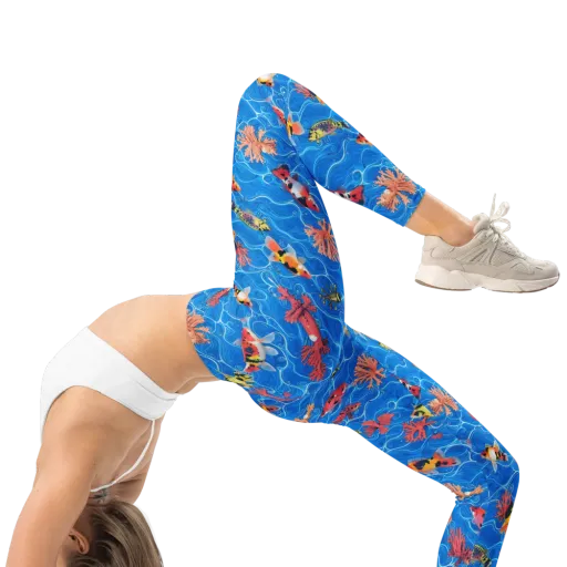 Azure Reef on a Leggings