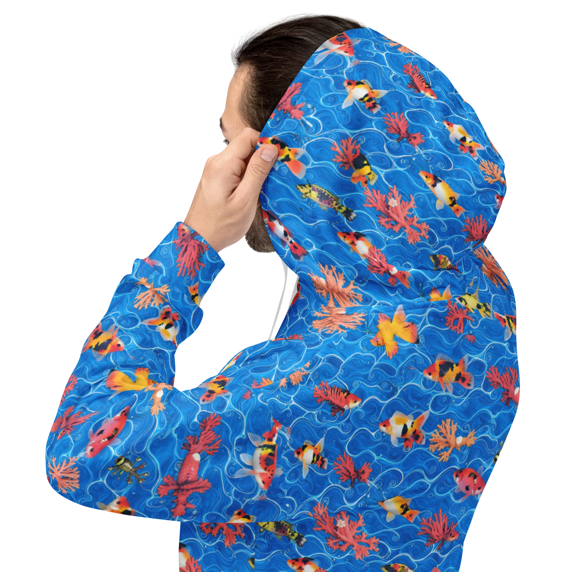 Azure Reef on Hoodie — Back