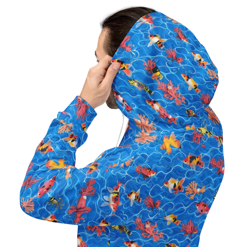 Azure Reef on Hoodie — Back