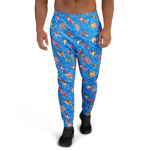 Azure Reef on a Men's Joggers