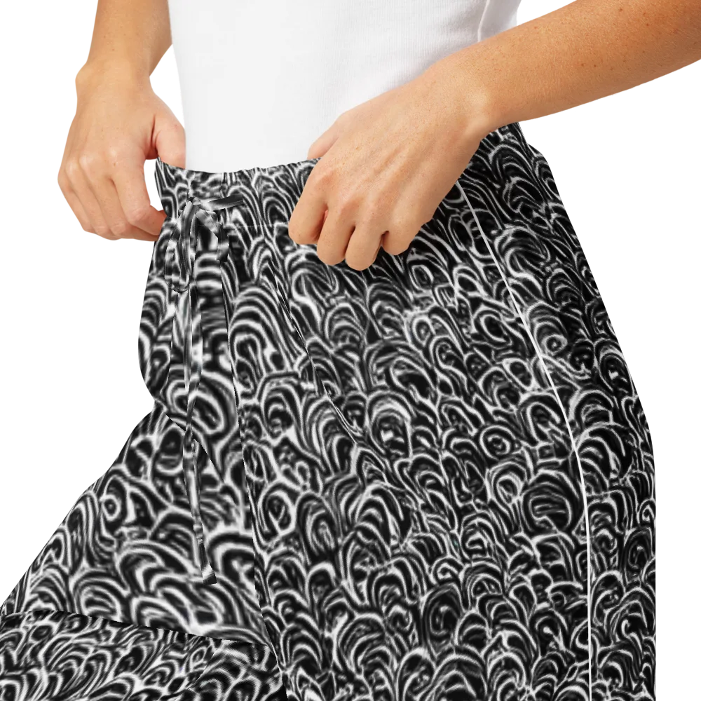 Black White Rapture on Women's Pajama Pants — Product details