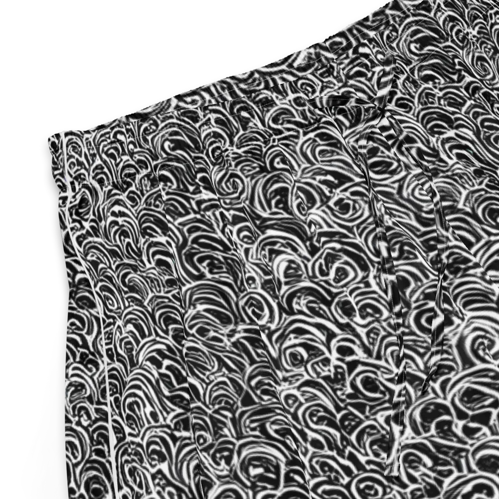 Black White Rapture on Women's Pajama Shorts — Product details
