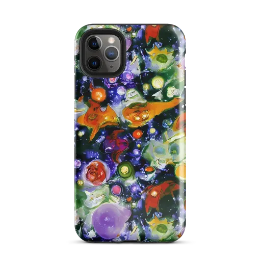 Molten Bloom on a Tough Case for iPhone®