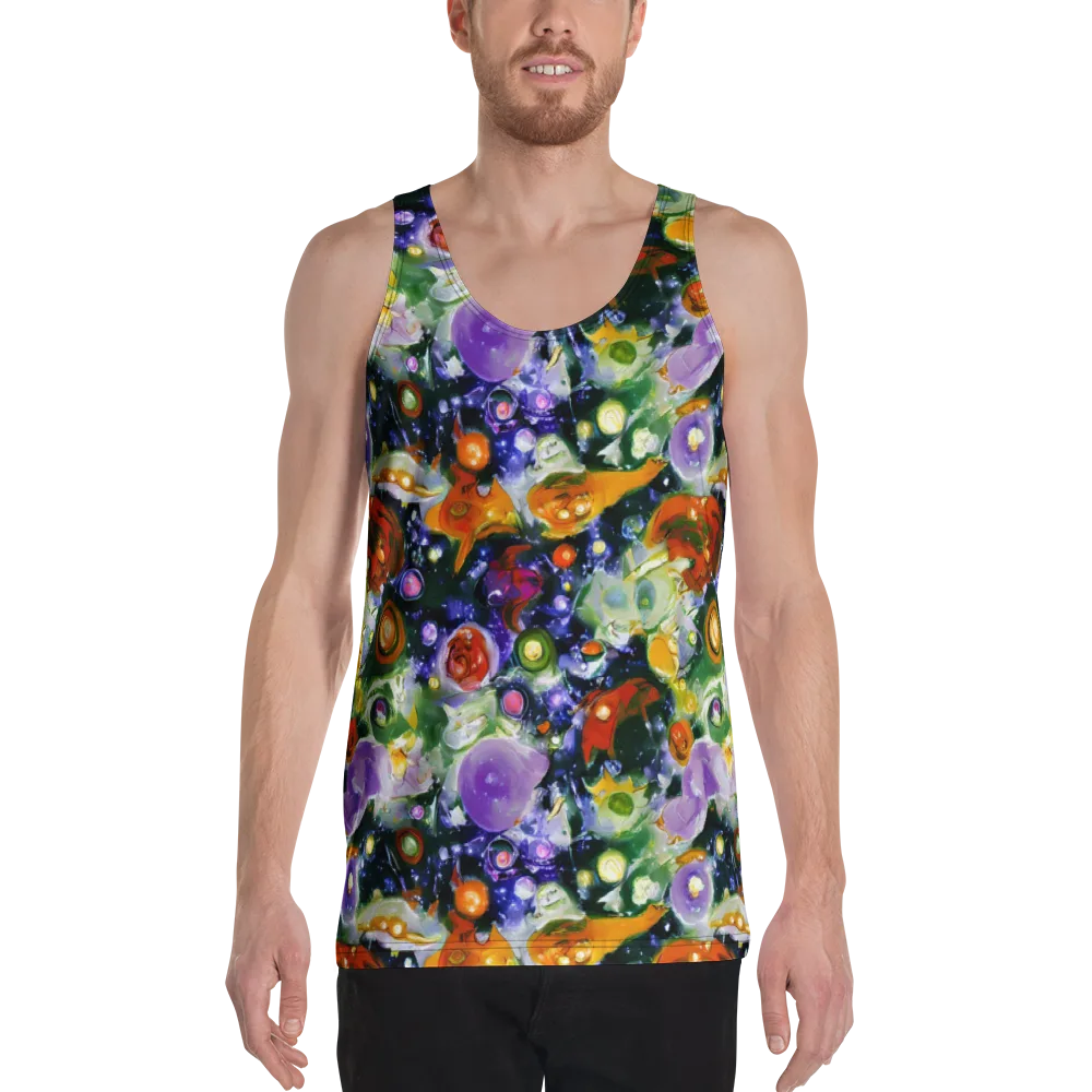 Molten Bloom on Men's Tank Top — Front