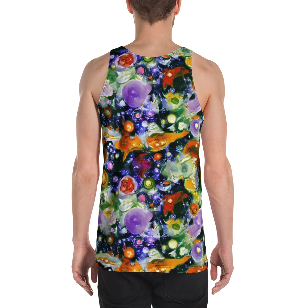 Molten Bloom on Men's Tank Top — Back