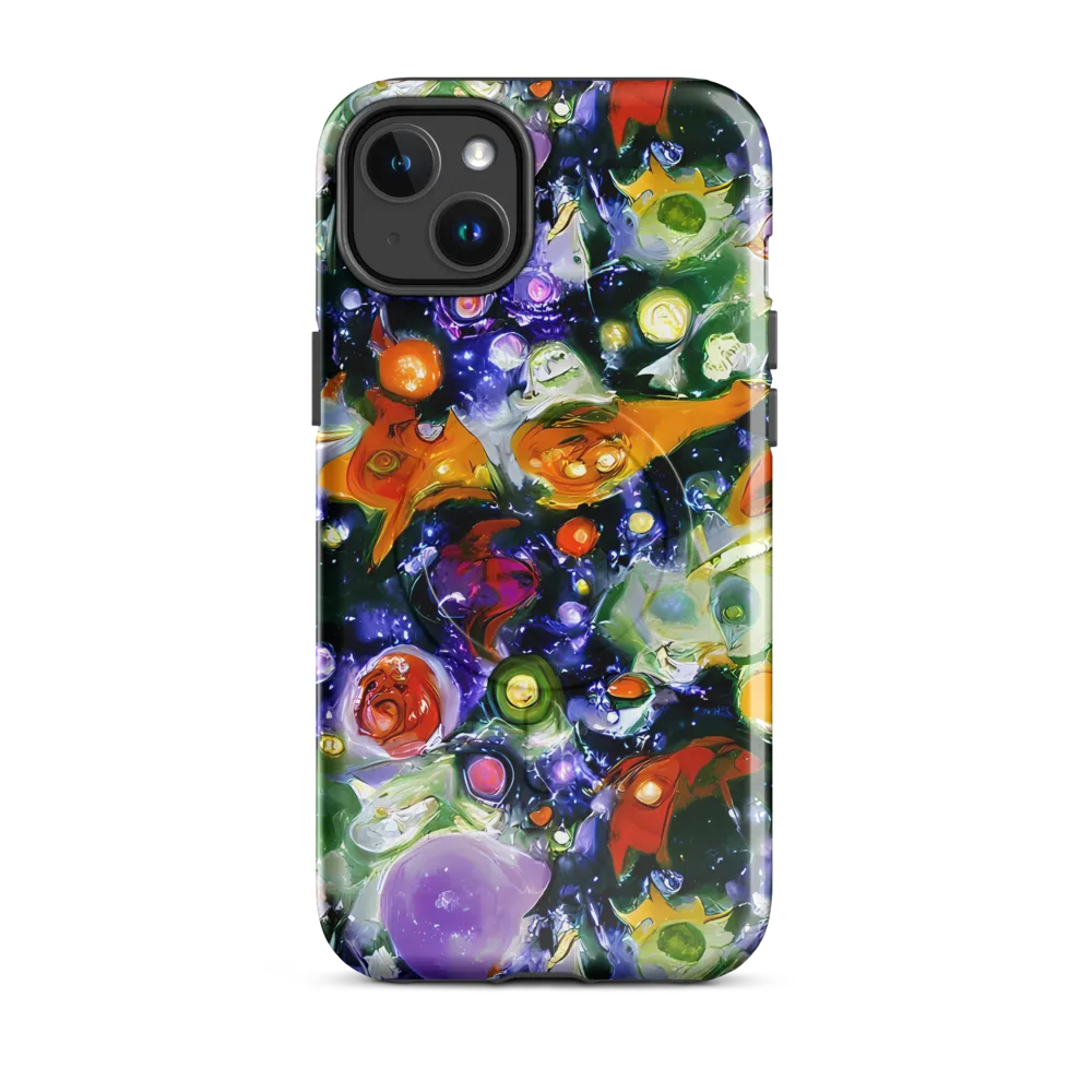 Molten Bloom on MagSafe Tough Case for iPhone® — Front
