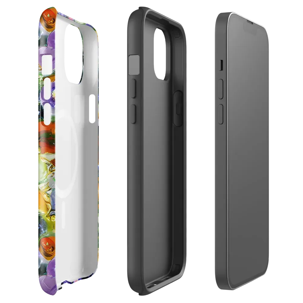 Molten Bloom on MagSafe Tough Case for iPhone® — Front