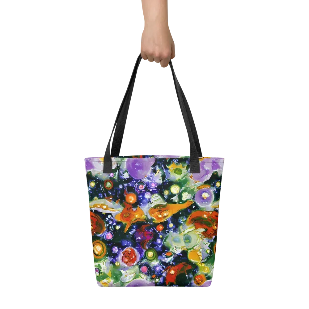 Molten Bloom on Tote Bag — Front