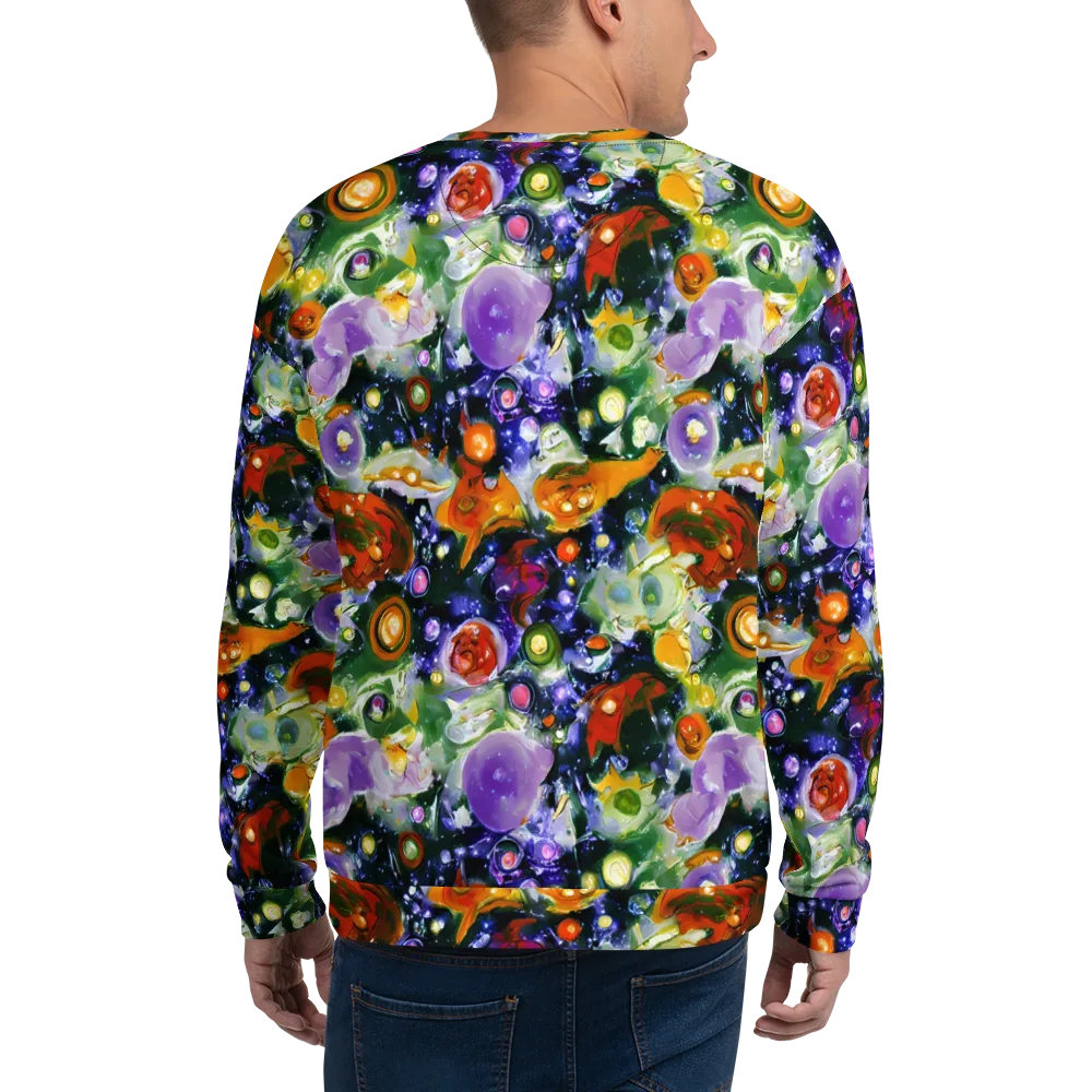 Molten Bloom on Sweatshirt — Back