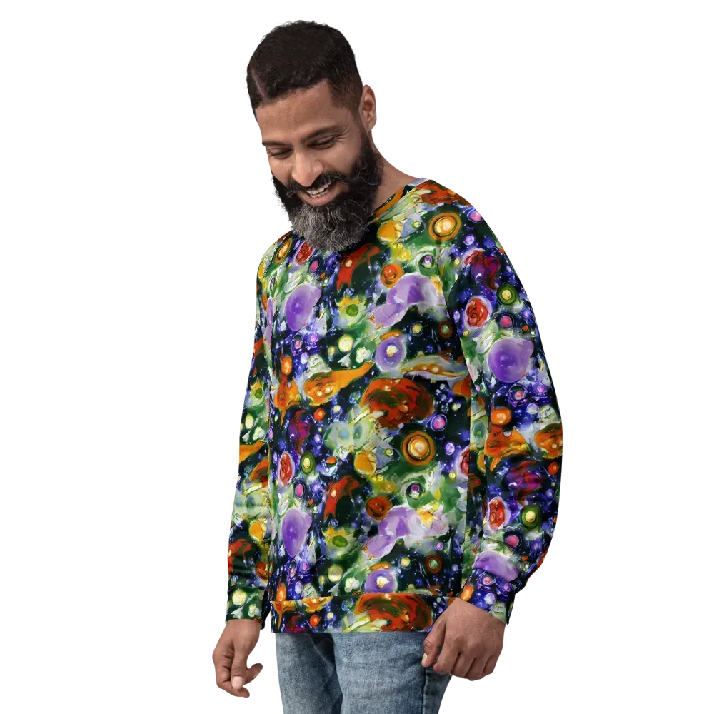 Molten Bloom on Sweatshirt — Left Front