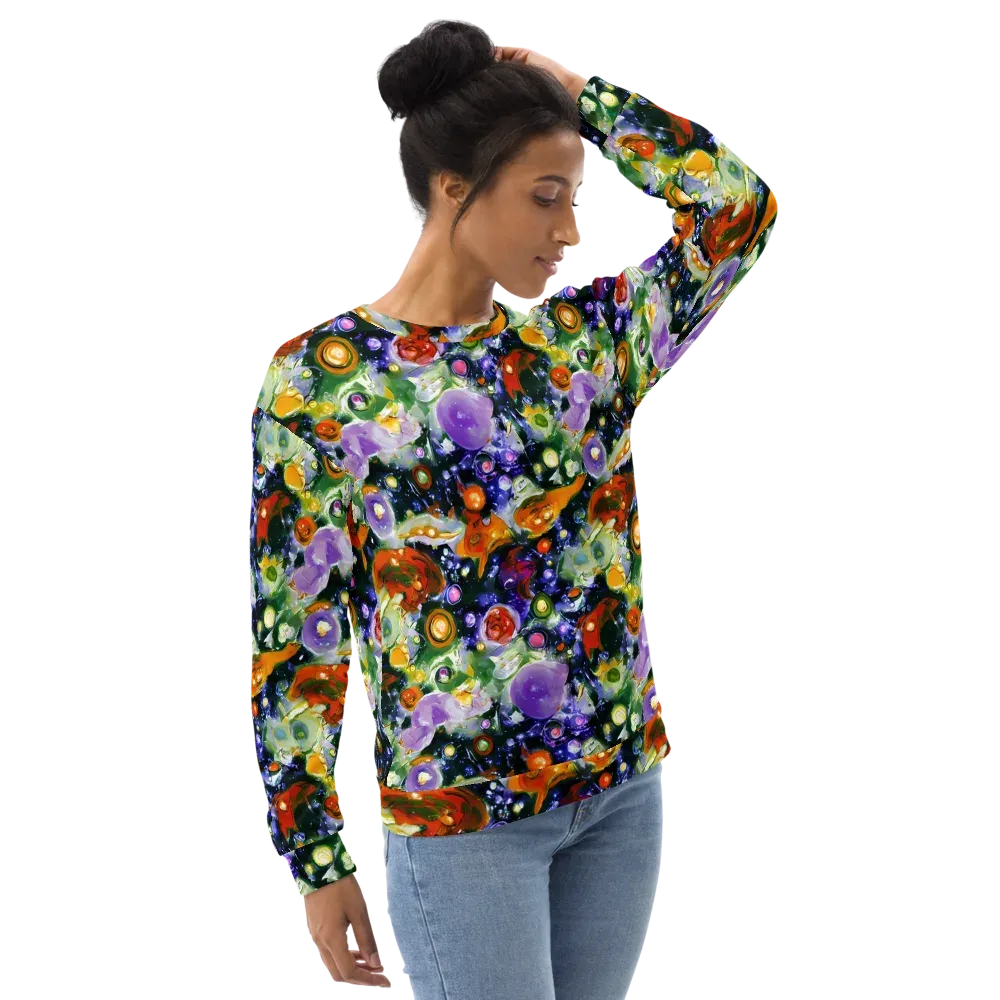 Molten Bloom on Sweatshirt — Right Front
