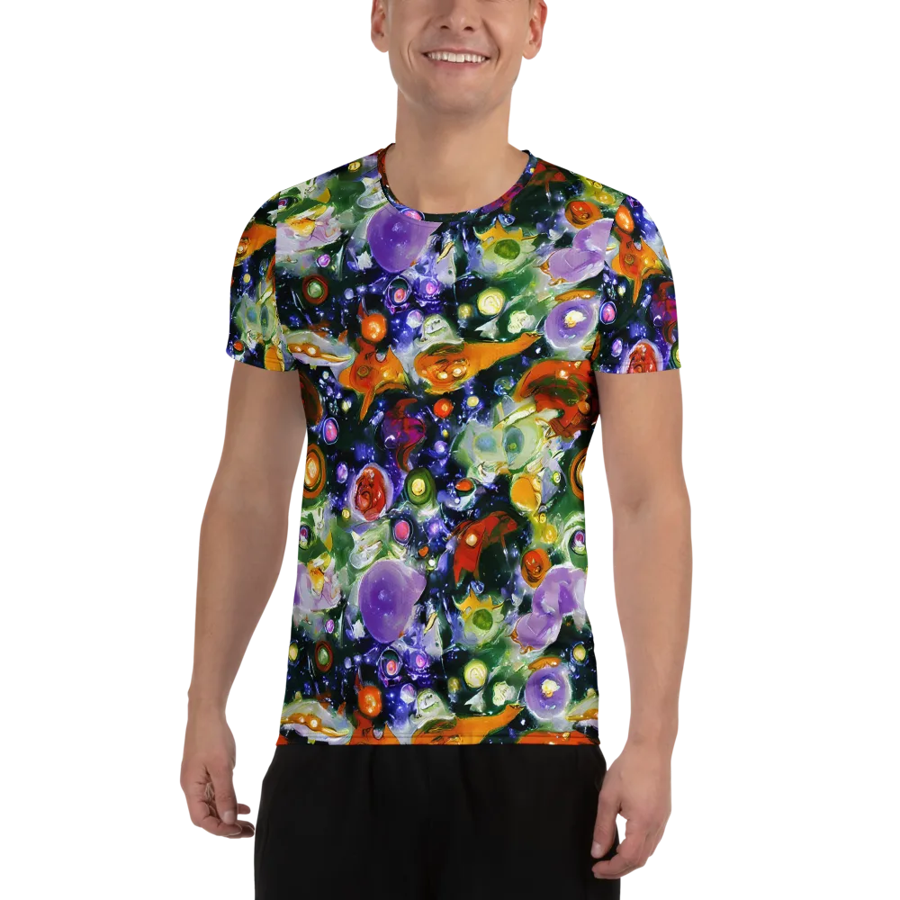 Molten Bloom on Men's Athletic T-Shirt — Front
