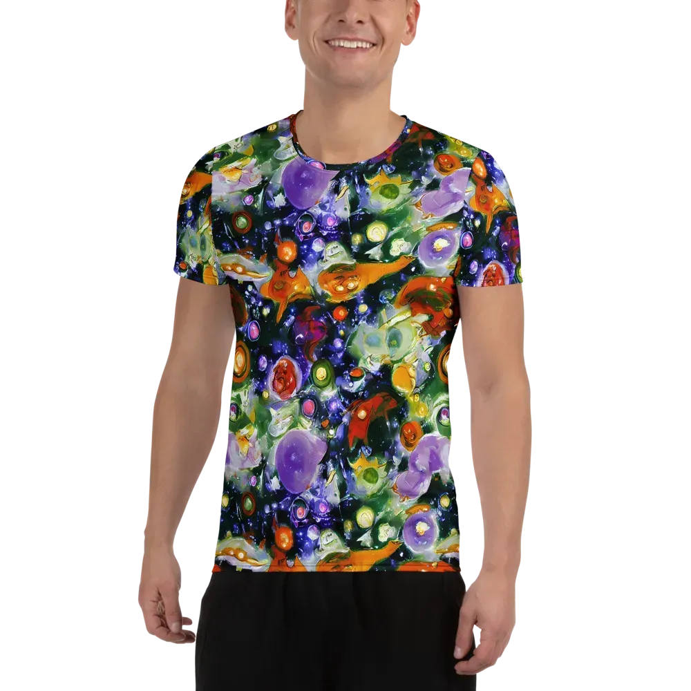 Molten Bloom on Men's Athletic T-Shirt — Front
