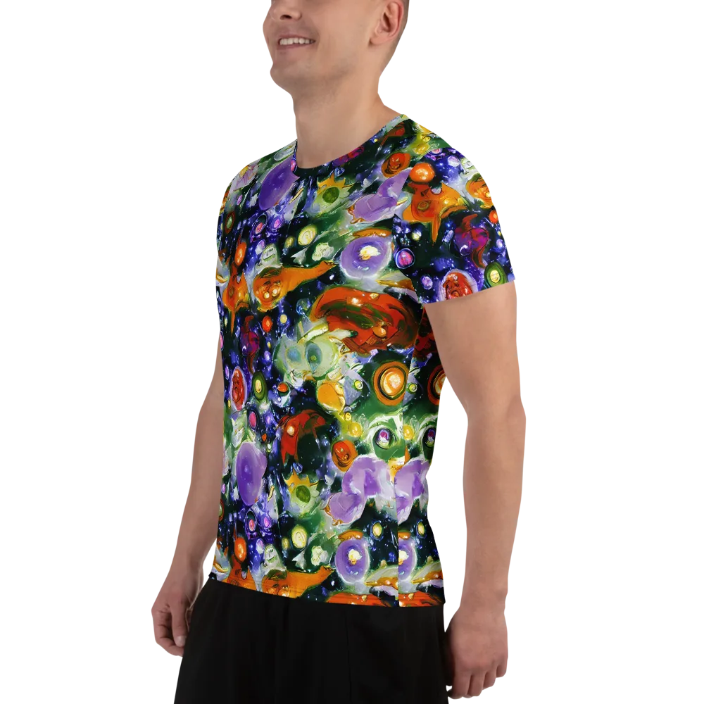 Molten Bloom on Men's Athletic T-Shirt — Left