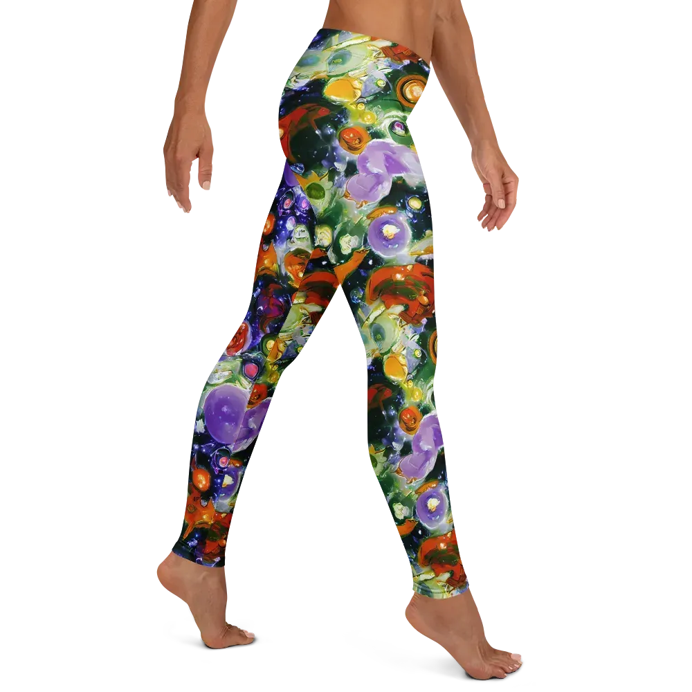 Molten Bloom on Leggings — Right