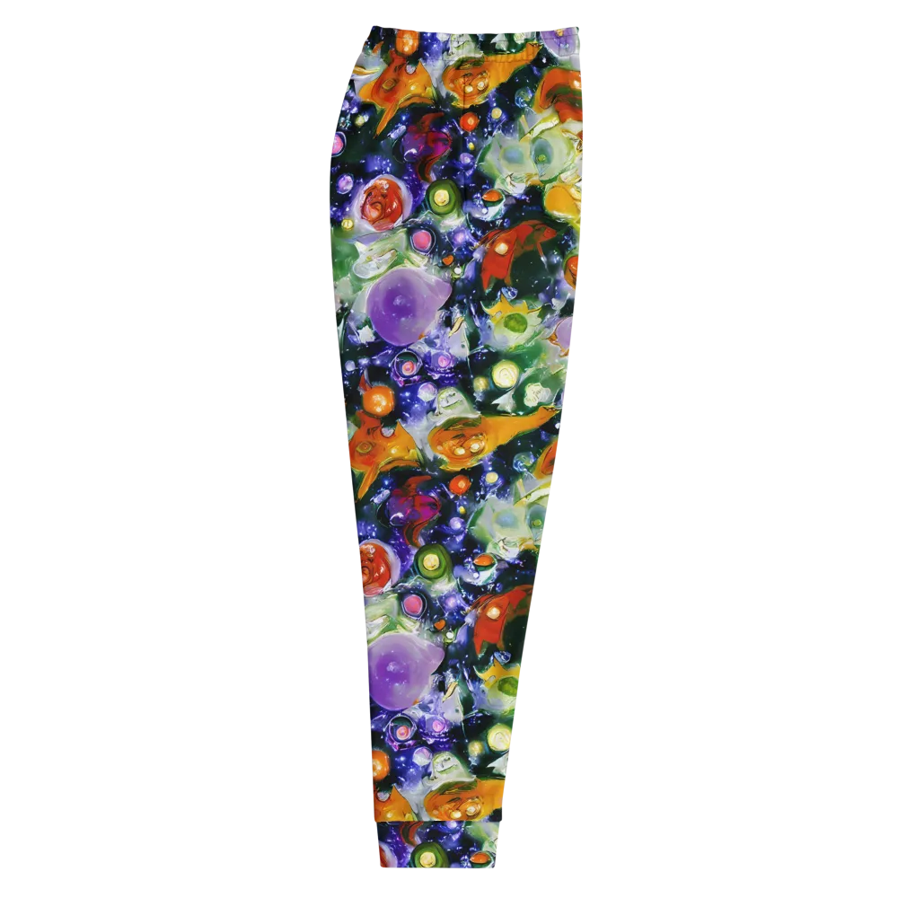 Molten Bloom on Men's Joggers — Right