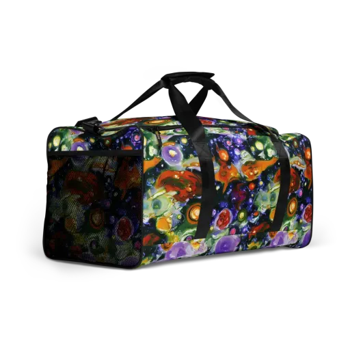 Molten Bloom on a Duffle Bag
