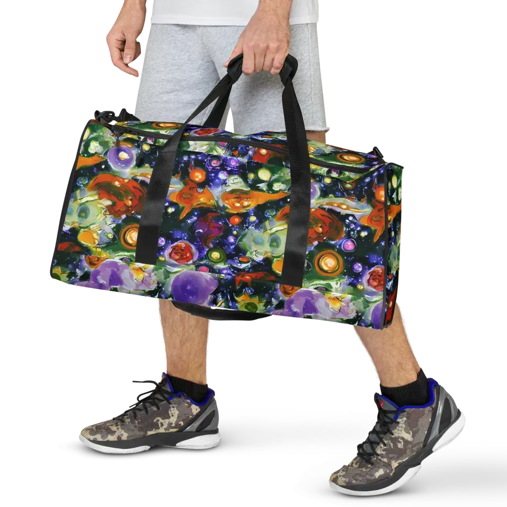 Molten Bloom on Duffle Bag — Front