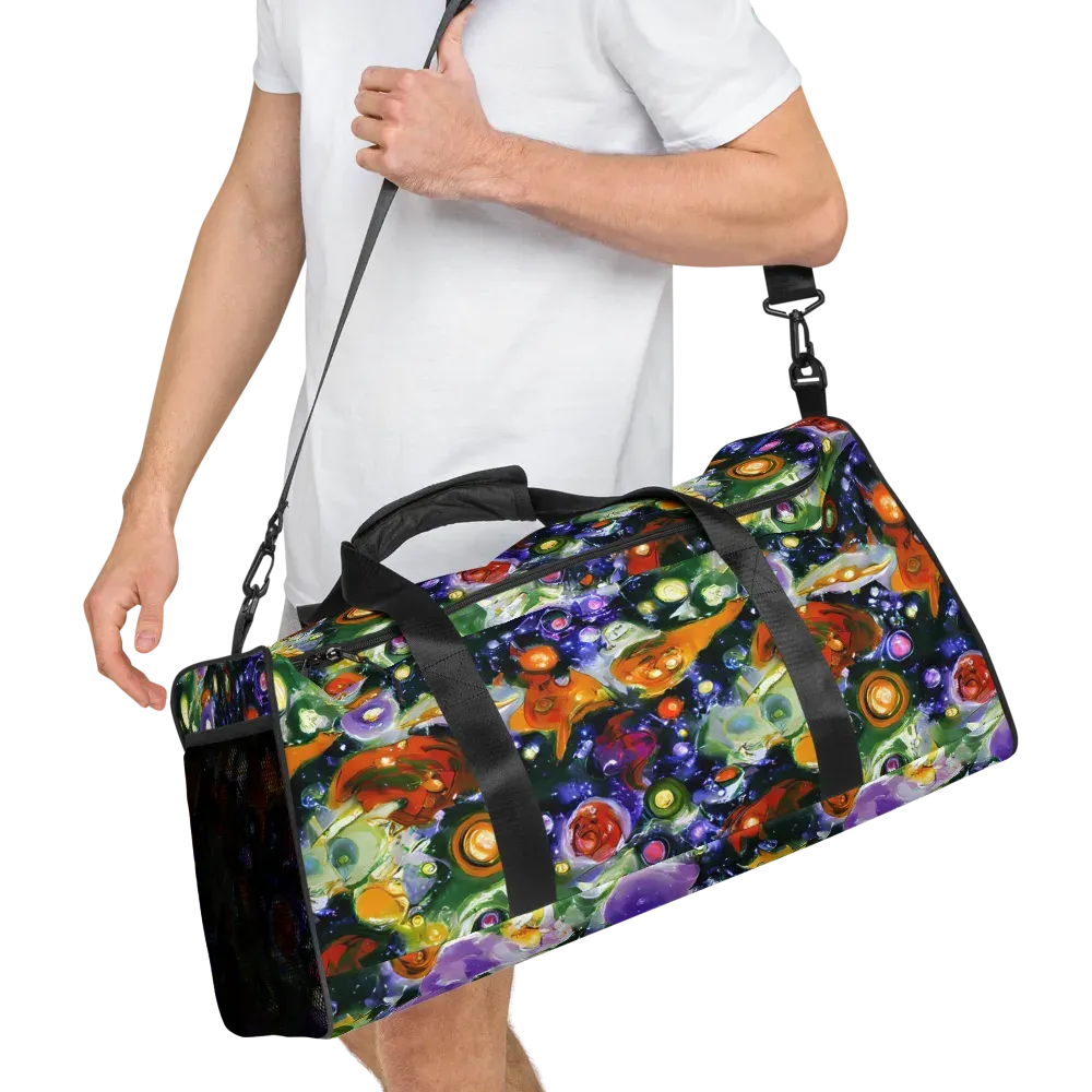 Molten Bloom on Duffle Bag — Right Front