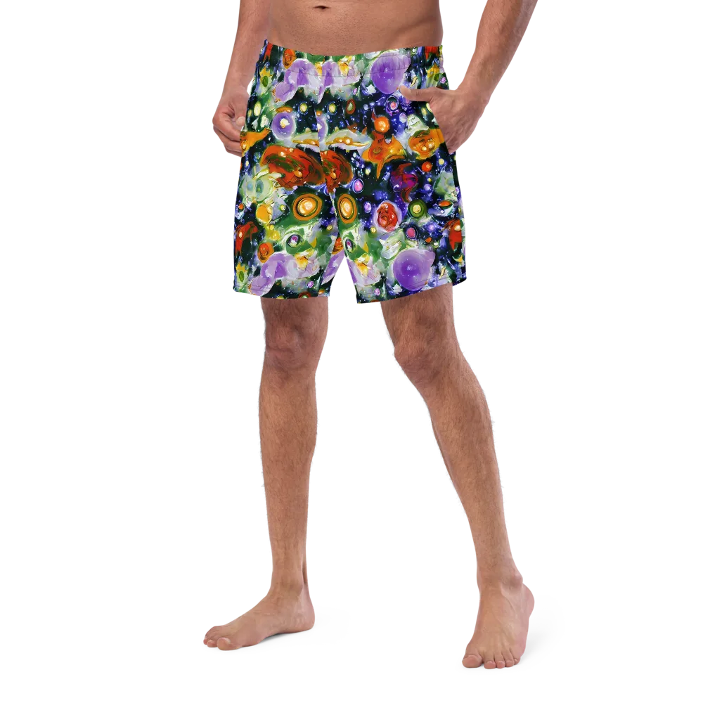 Molten Bloom on Swim Trunks — Left Front