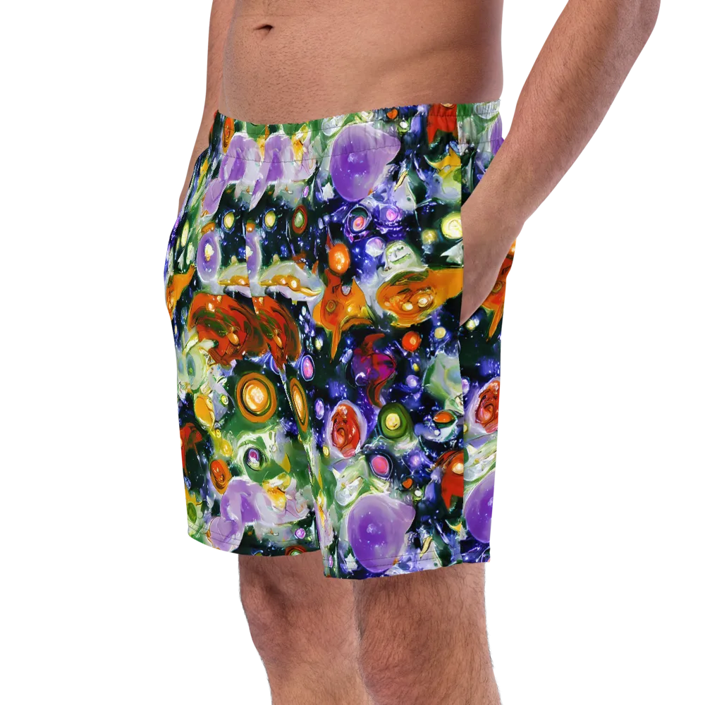 Molten Bloom on Swim Trunks — Left Front