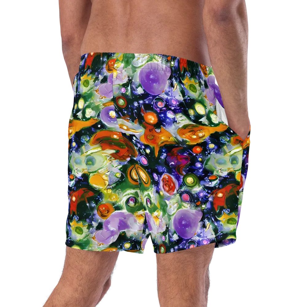 Molten Bloom on Swim Trunks — Right Back