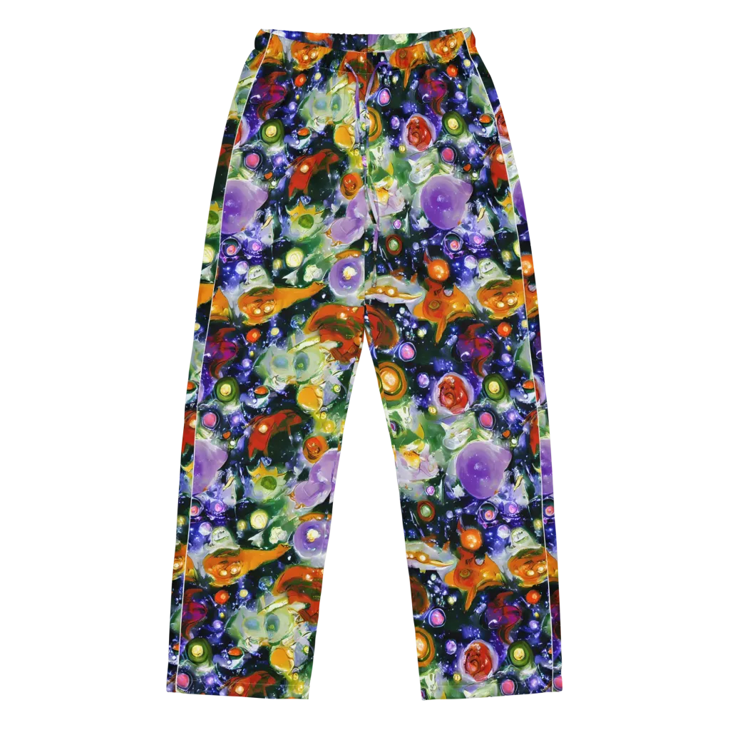 Molten Bloom on Women's Pajama Pants — Front