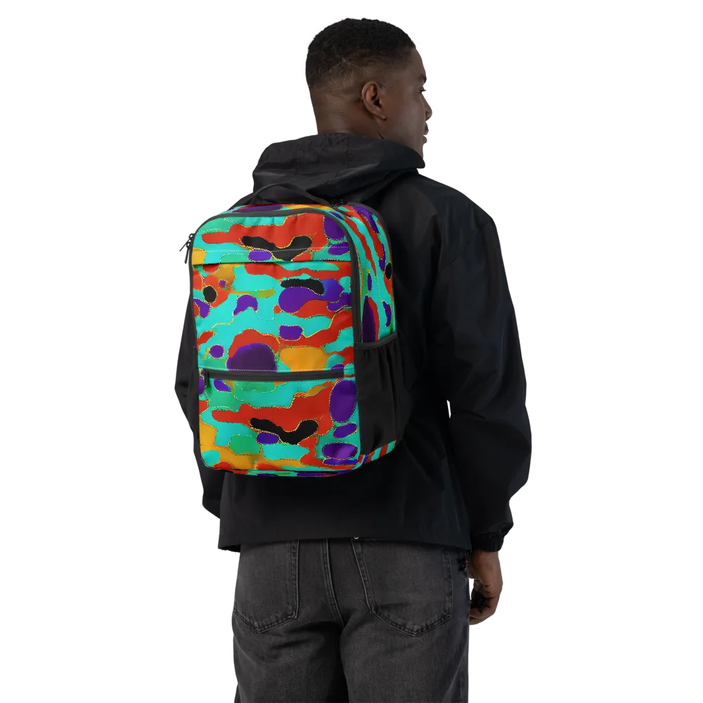 Prismatic Spill on Utility Backpack — Back