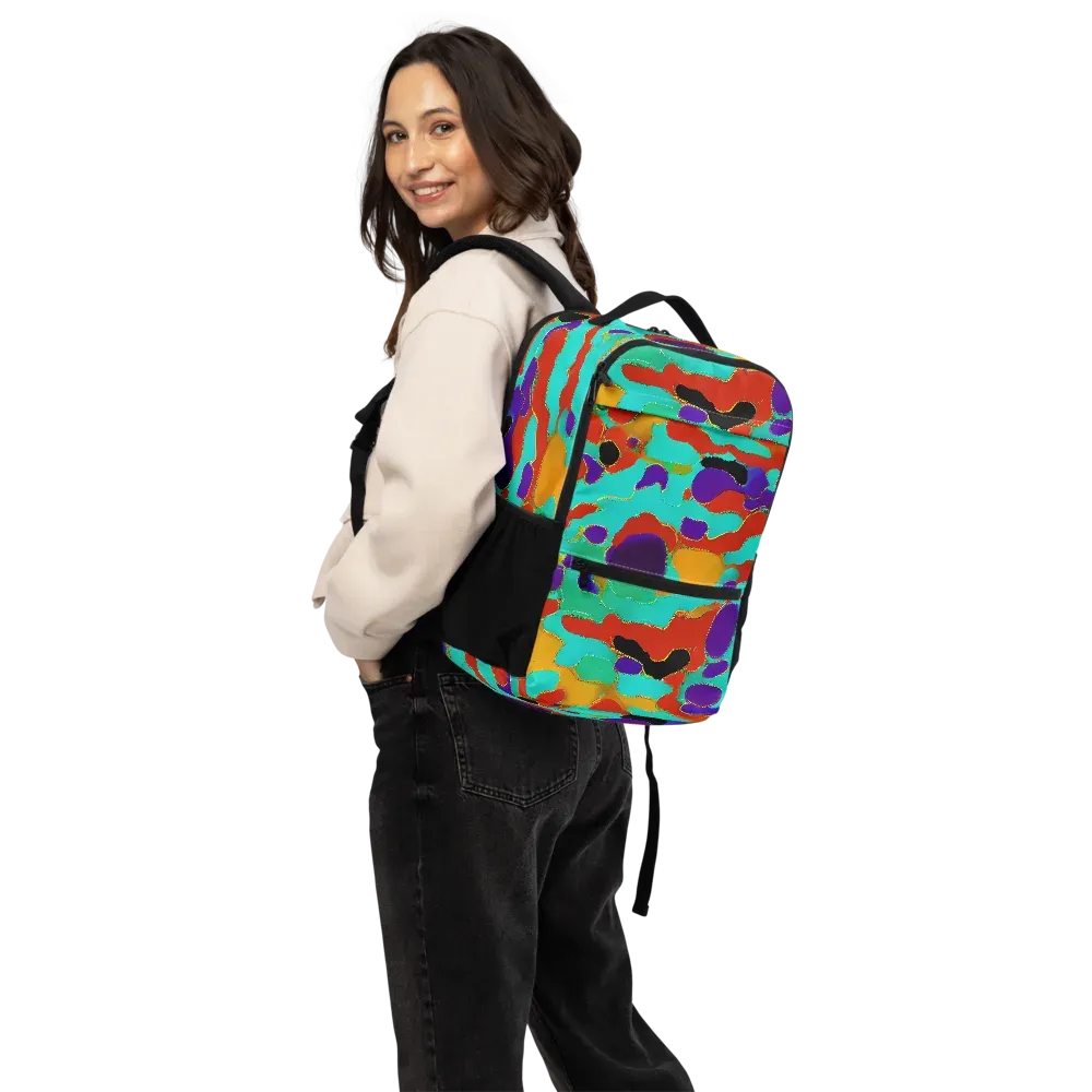 Prismatic Spill on Utility Backpack — Back