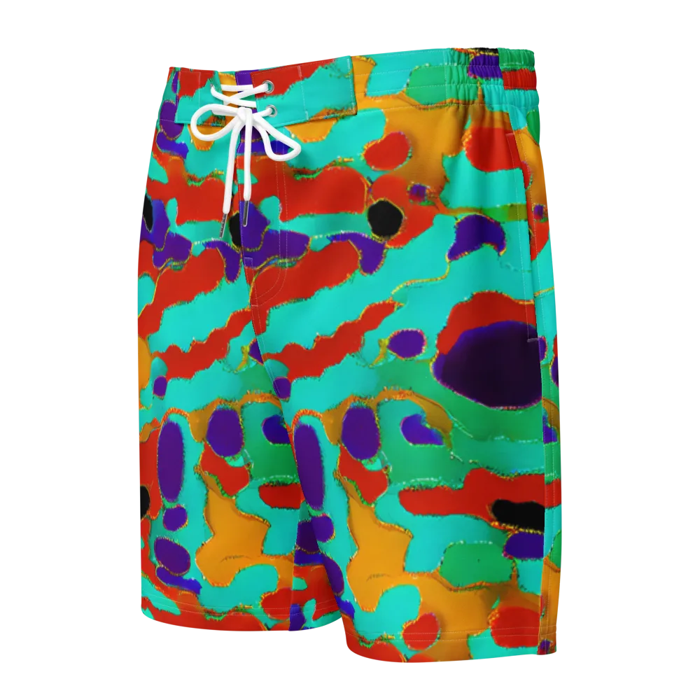 Prismatic Spill on Men's Board Shorts — Front
