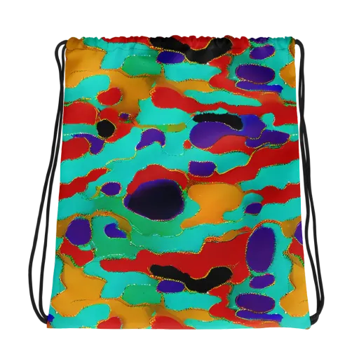 Prismatic Spill on a Drawstring Bag