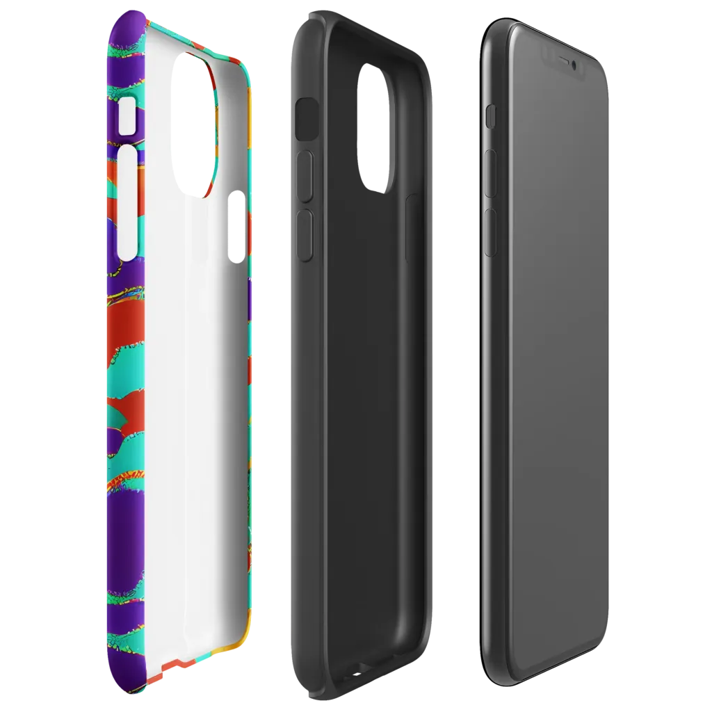 Prismatic Spill on Tough Case for iPhone® — Right