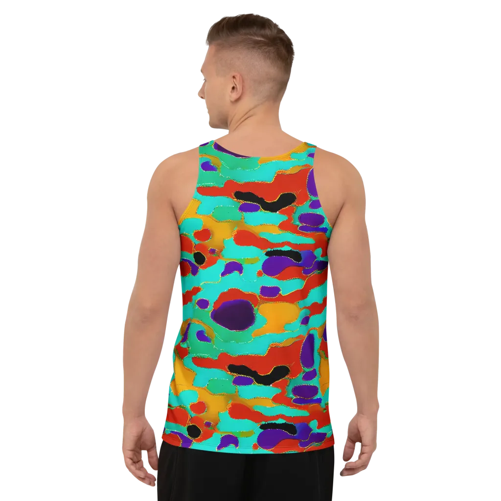 Prismatic Spill on Men's Tank Top — Back