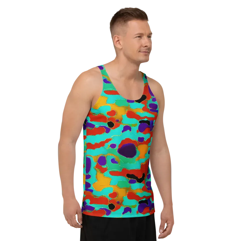 Prismatic Spill on Men's Tank Top — Right Front