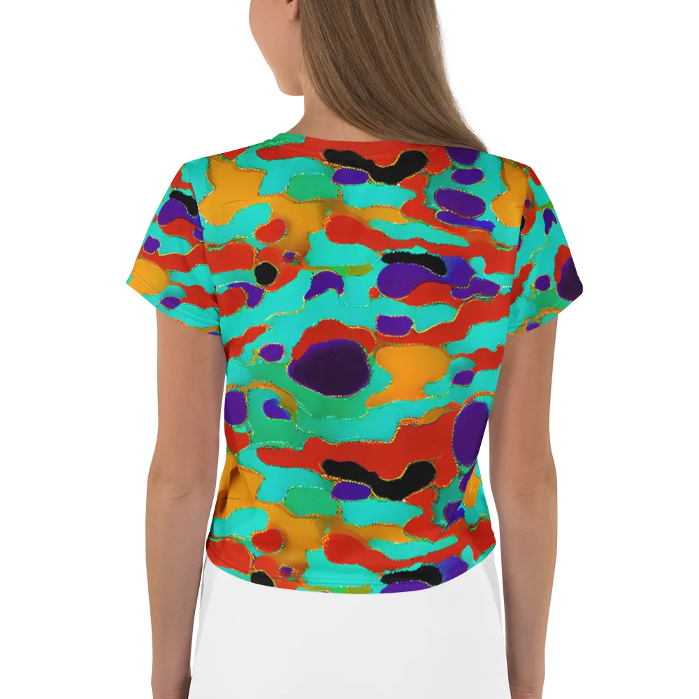 Prismatic Spill on Crop Tee — Back