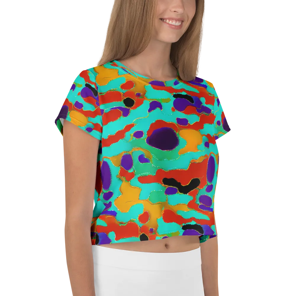 Prismatic Spill on Crop Tee — Right