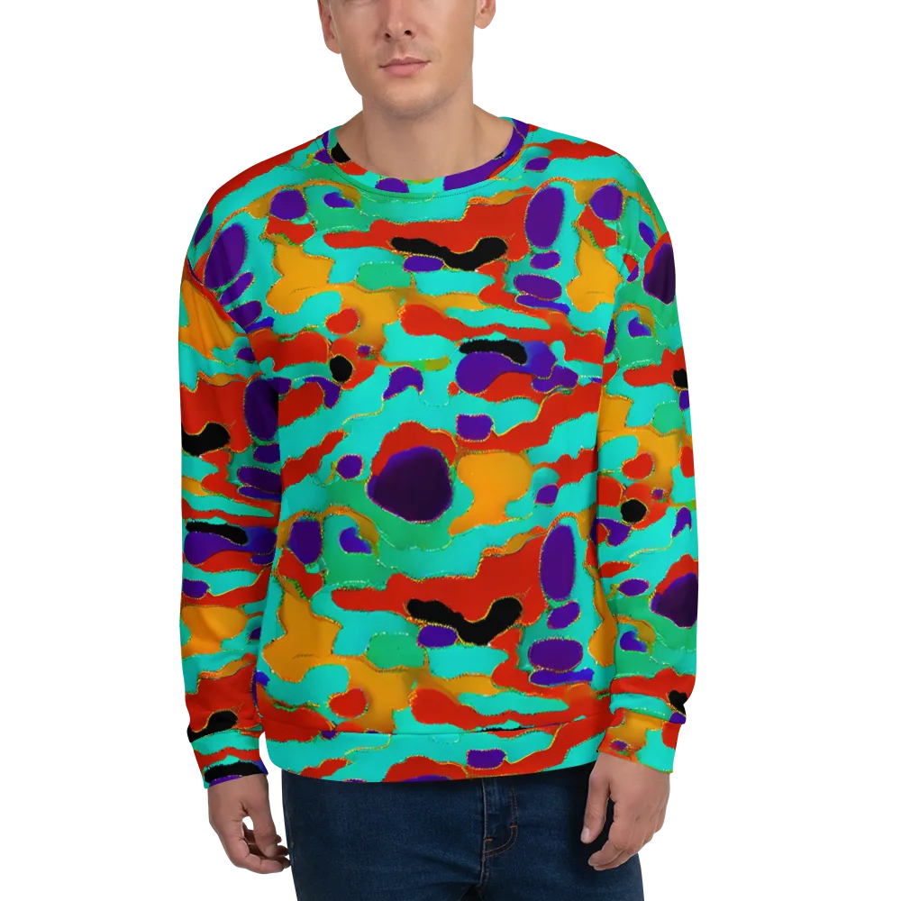 Prismatic Spill on Sweatshirt — Front