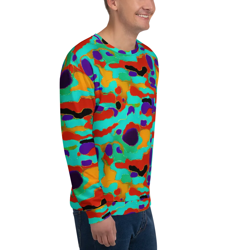 Prismatic Spill on Sweatshirt — Right Front