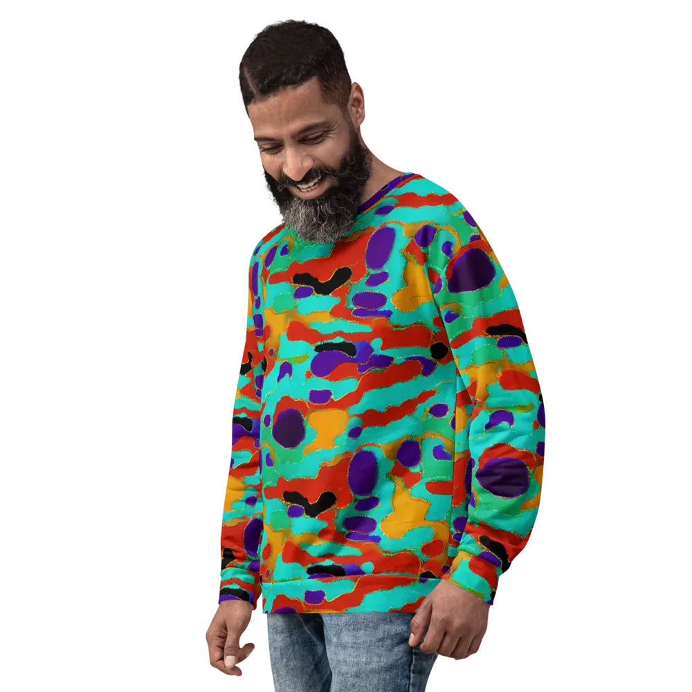 Prismatic Spill on Sweatshirt — Left Front