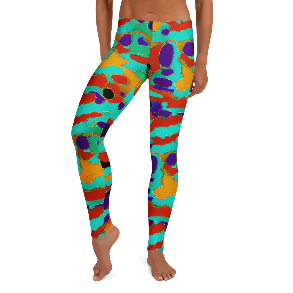 Prismatic Spill on Leggings — Front