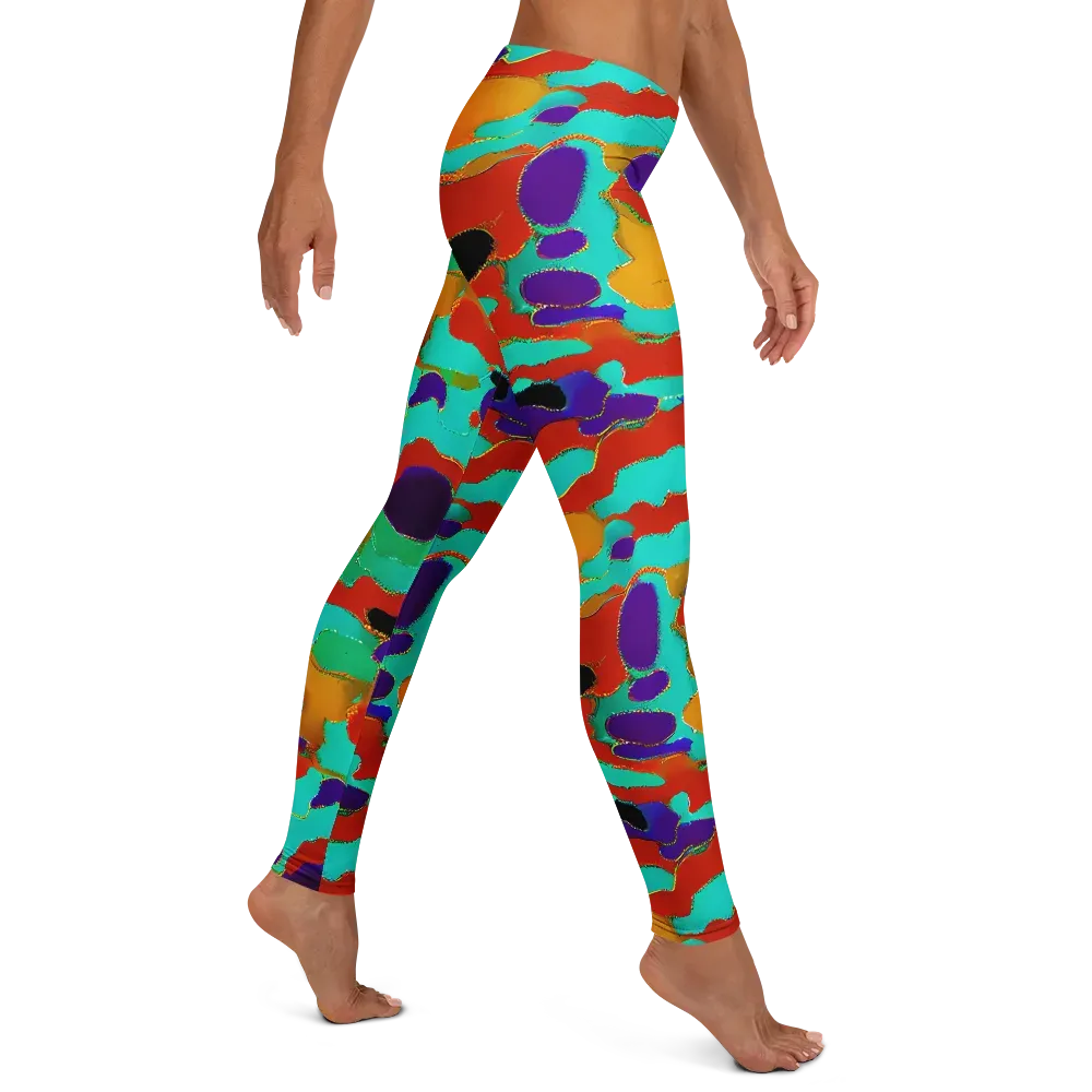 Prismatic Spill on Leggings — Right