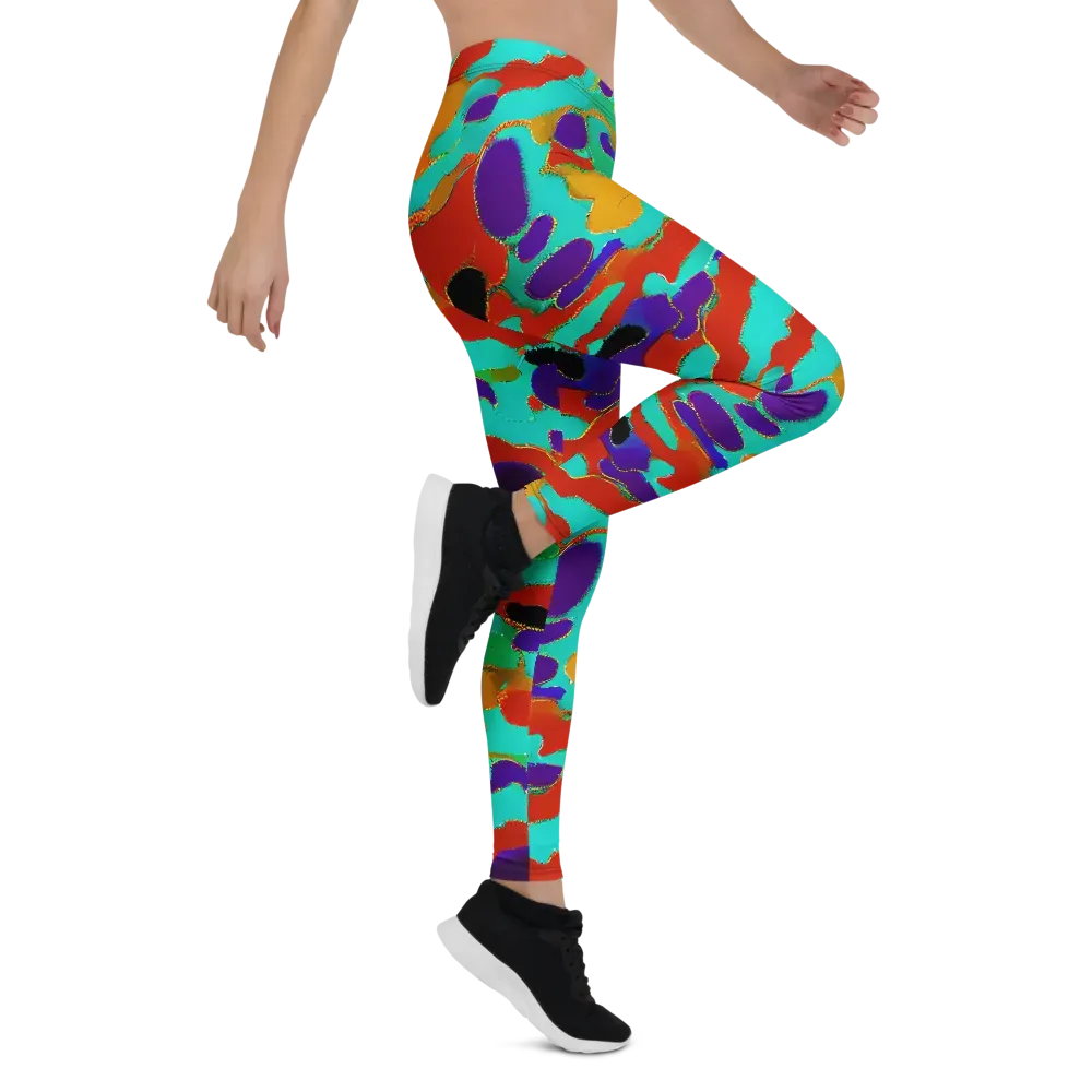 Prismatic Spill on Leggings — Right