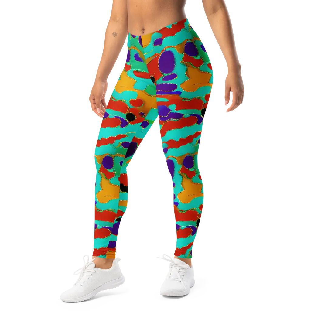 Prismatic Spill on Leggings — Left Front