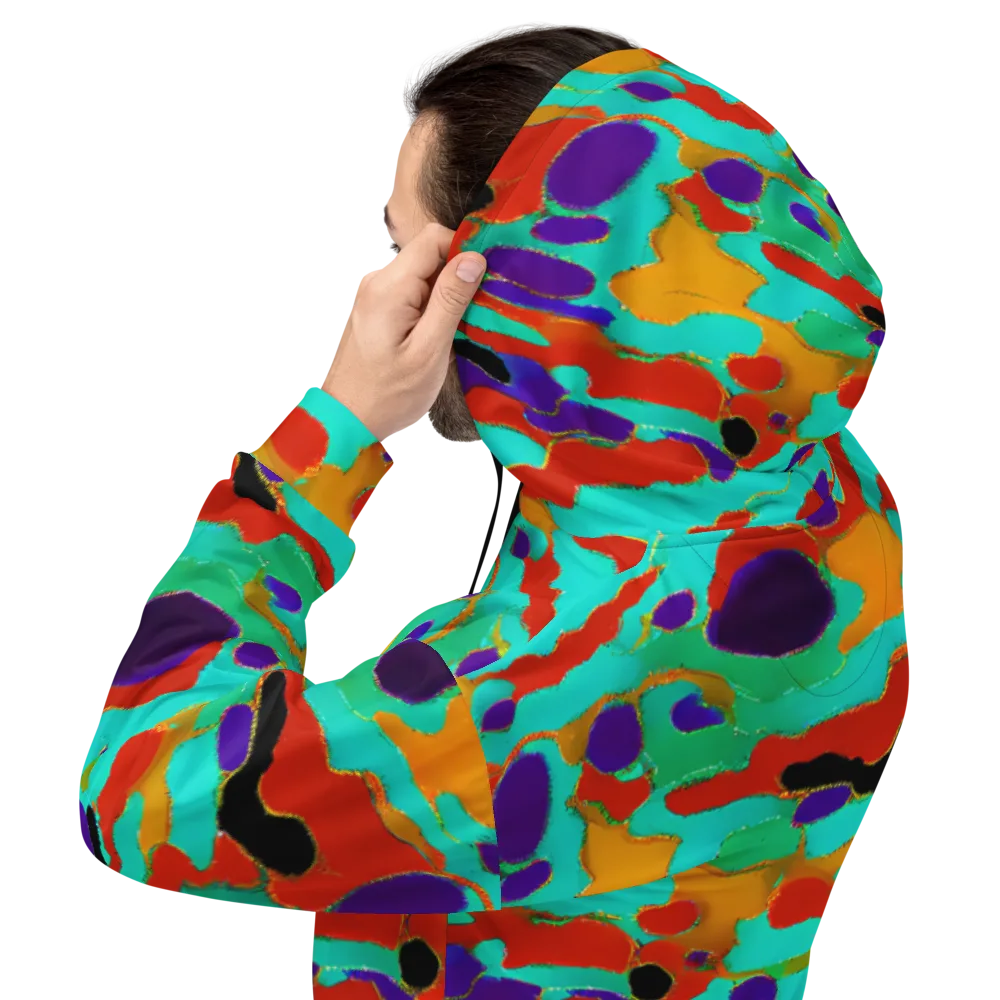 Prismatic Spill on Hoodie — Back